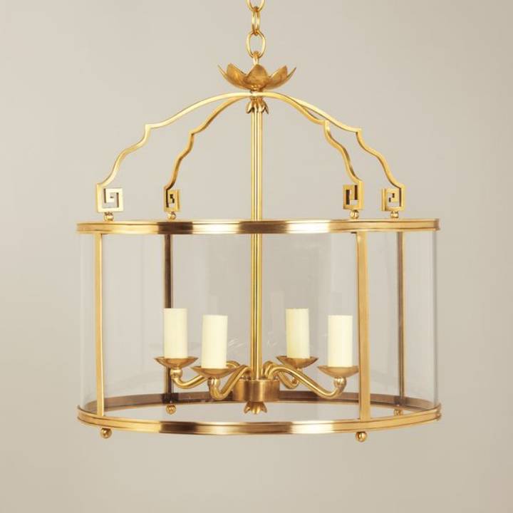 Picture of CARNFORTH LANTERN, BRASS, 4 LIGHTS