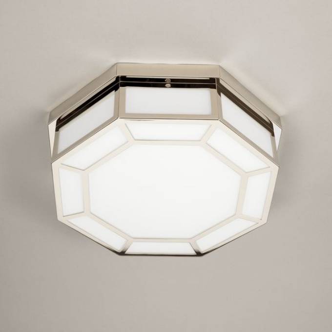 Picture of CATSKILL LED OCTAGONAL FLUSH MOUNT, LARGE, NICKEL, LED UNIT