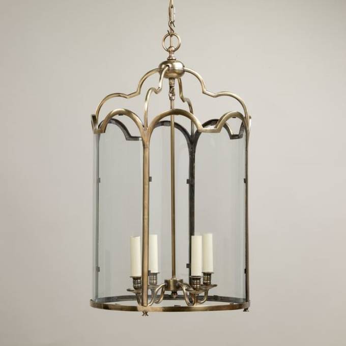 Picture of BENINGBOROUGH ROUND HALL LANTERN, BRASS, 4 LIGHTS