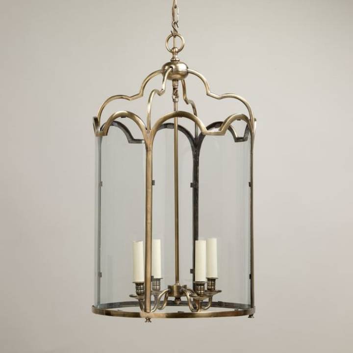 Picture of BENINGBOROUGH ROUND HALL LANTERN, BRASS, 4 LIGHTS