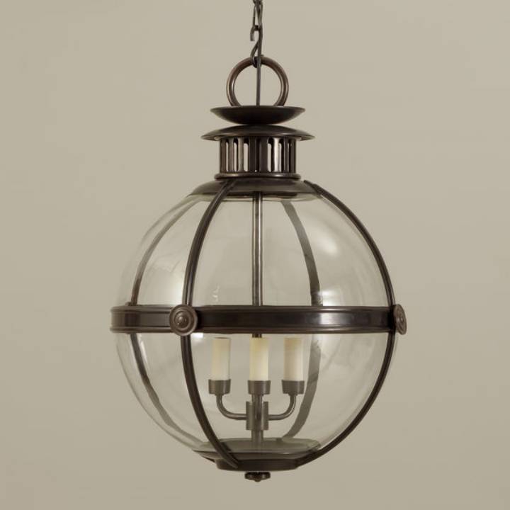 Picture of SALTON GLOBE LANTERN, BRONZE, 3 LIGHTS