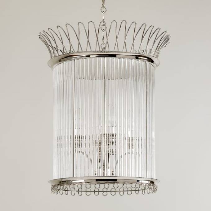 Picture of VARENNE LANTERN, NICKEL, 4 LIGHTS