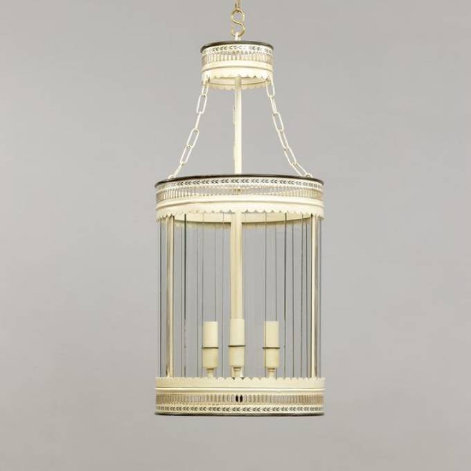 Picture of GRANBY LANTERN, IVORY, 3 LIGHTS