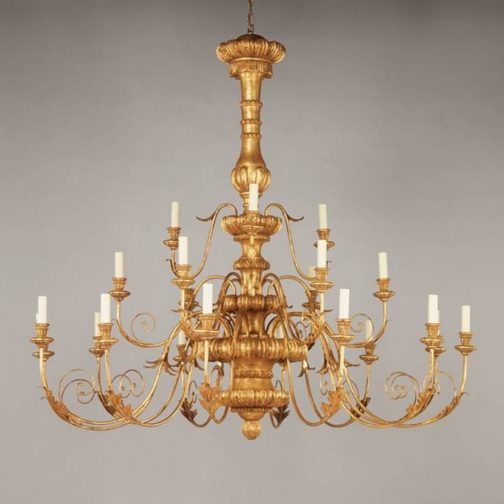 Picture of MONTALCINO GILTWOOD CHANDELIER, 21 LIGHTS
