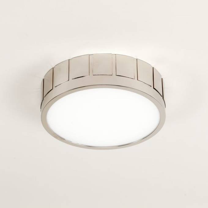 Picture of PORTSMOUTH LED FLUSH MOUNT, LARGE, POLISHED STEEL