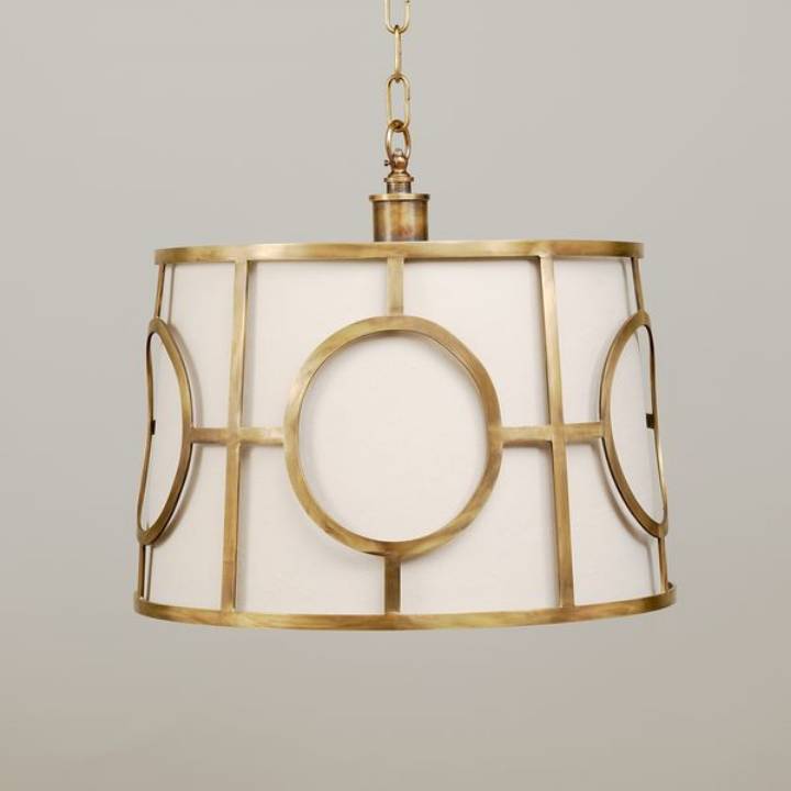 Picture of TOLEDO HANGING FRAME, BRASS, 2 LIGHTS