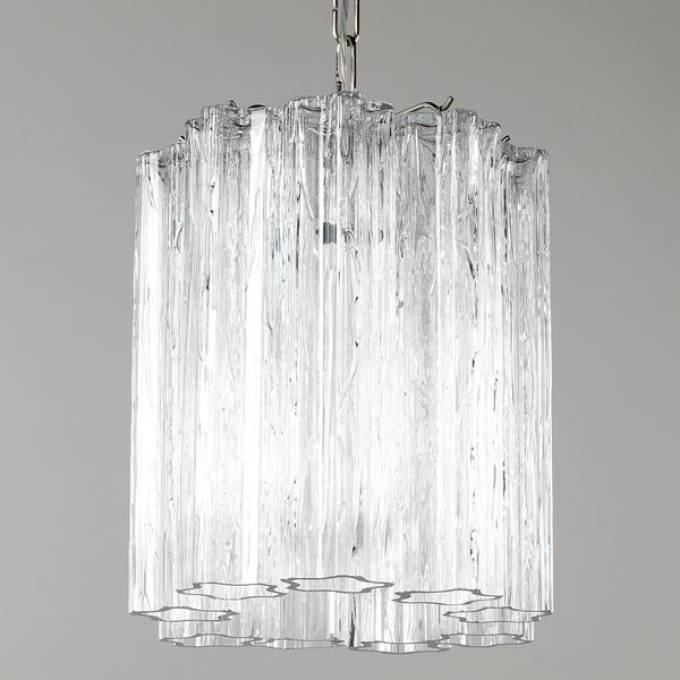 Picture of LYMINGTON GLASS CHANDELIER, 1 TIER, 1 LIGHT