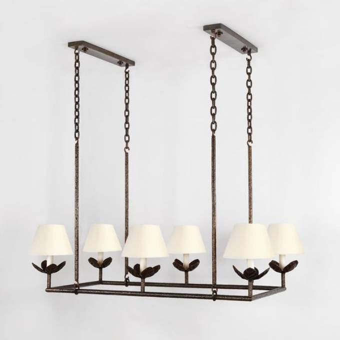 Picture of ST. VIVIEN CHANDELIER, BRONZE, 6 LIGHTS
