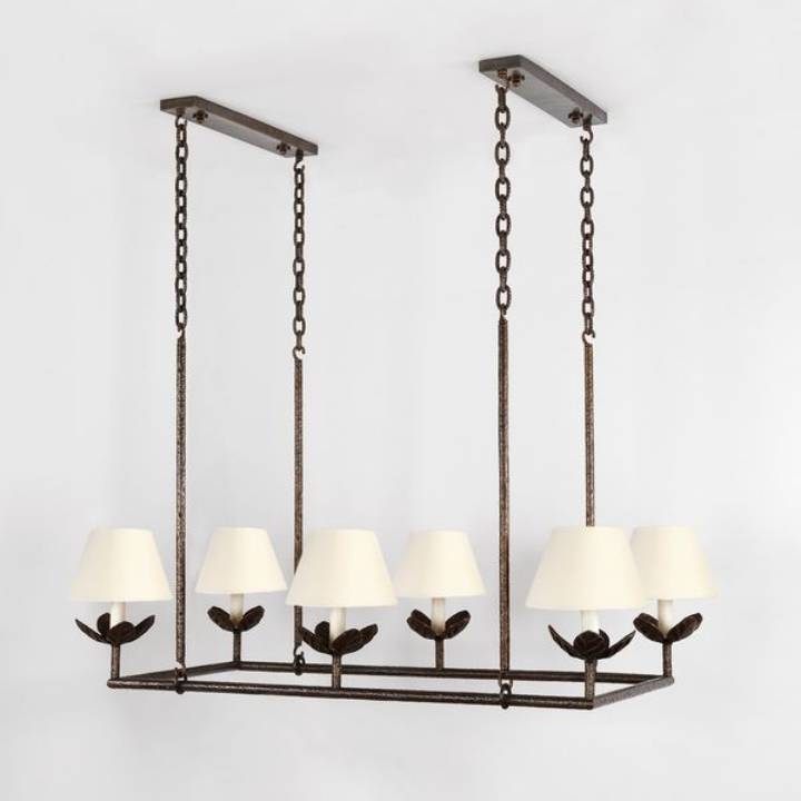 Picture of ST. VIVIEN CHANDELIER, BRONZE, 6 LIGHTS