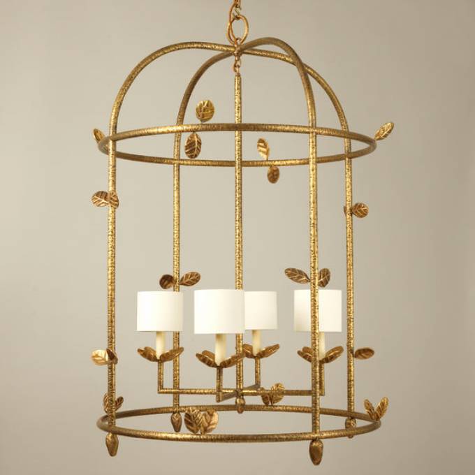 Picture of CARISBROOKE LANTERN, BRASS, 4 LIGHTS