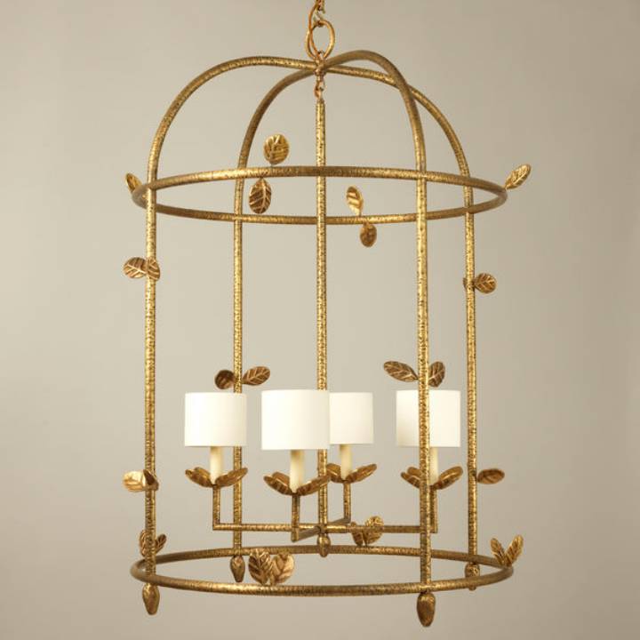 Picture of CARISBROOKE LANTERN, BRASS, 4 LIGHTS