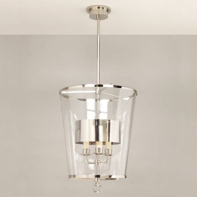 Picture of MONTFERRAT CHANDELIER WITH TOP ROD, NICKEL, 6 LIGHTS