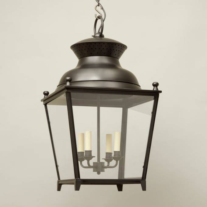 Picture of FRENCH CHATEAU LANTERN, SMALL, BRONZE