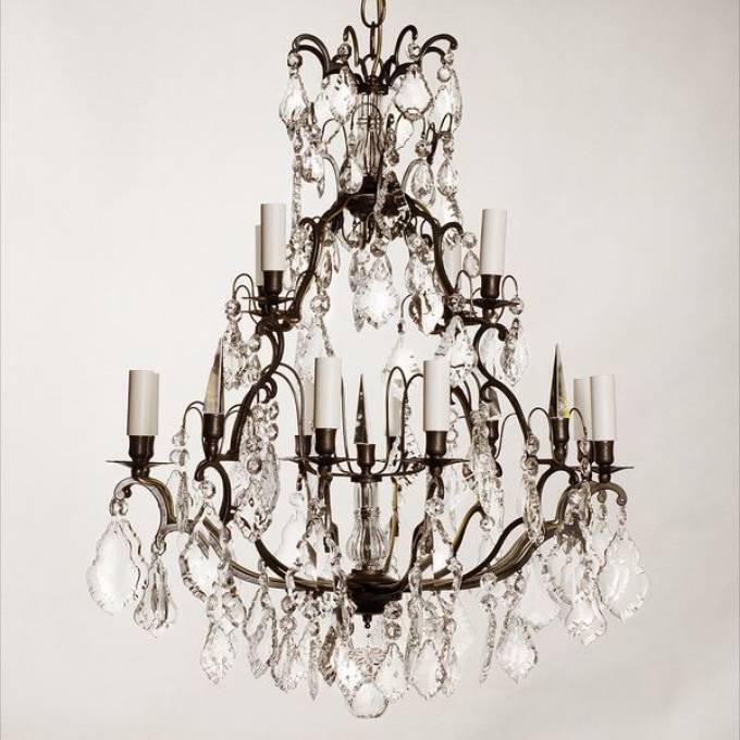 Picture of KINGTON CHANDELIER, BRONZE, 12 LIGHTS