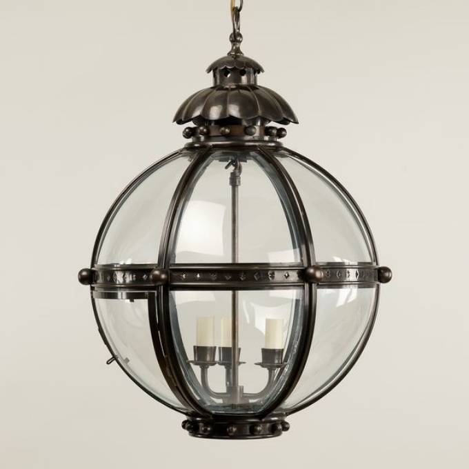 Picture of CHEYNE LANTERN, LARGE, BRONZE, 3 LIGHTS