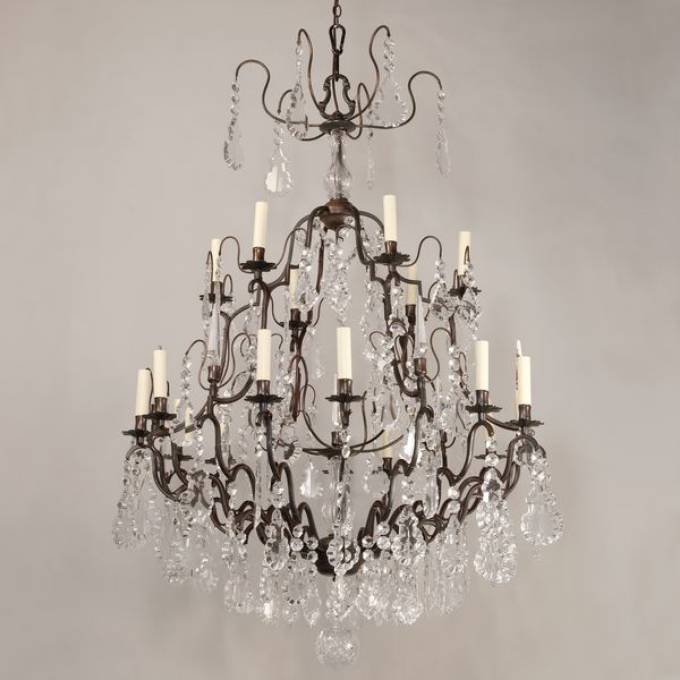 Picture of KINGTON CHANDELIER, BRONZE, 18 LIGHTS