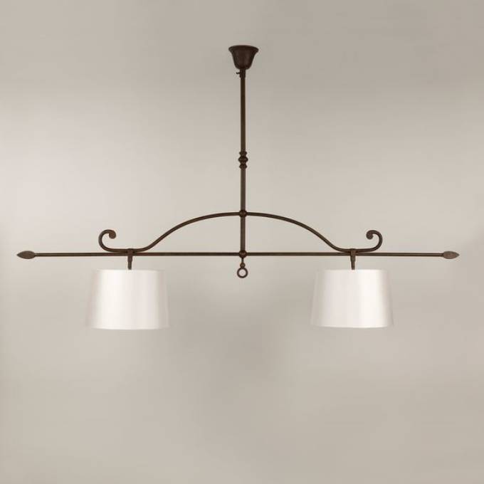 Picture of EGLINTON CEILING LIGHT, RUST, 2 LIGHTS