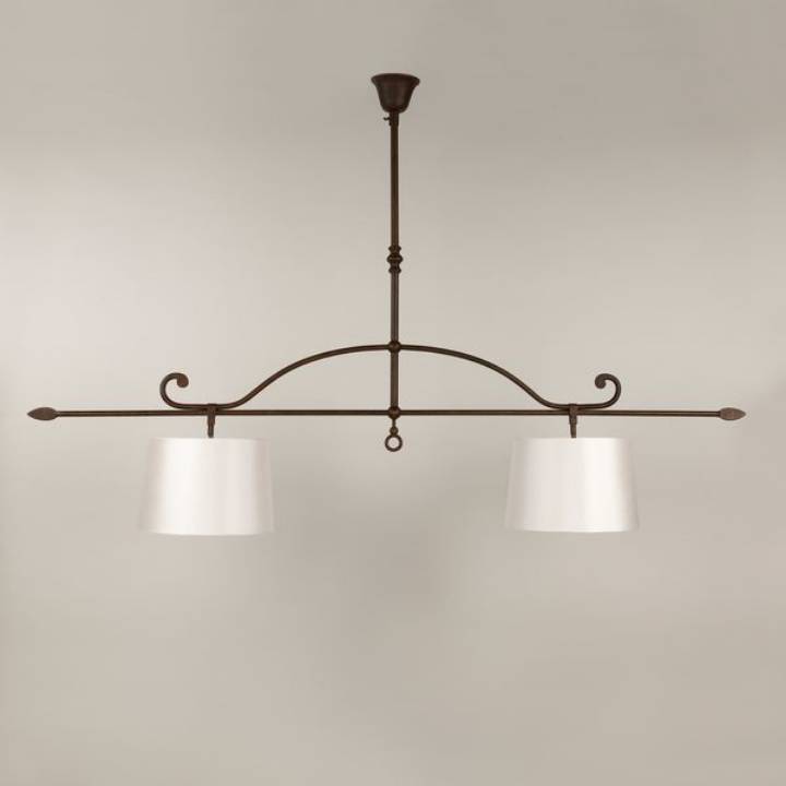 Picture of EGLINTON CEILING LIGHT, RUST, 2 LIGHTS