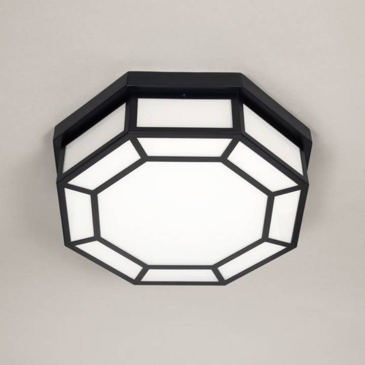 Picture of CATSKILL LED OCTAGONAL FLUSH MOUNT, LARGE, BRONZE, LED UNIT