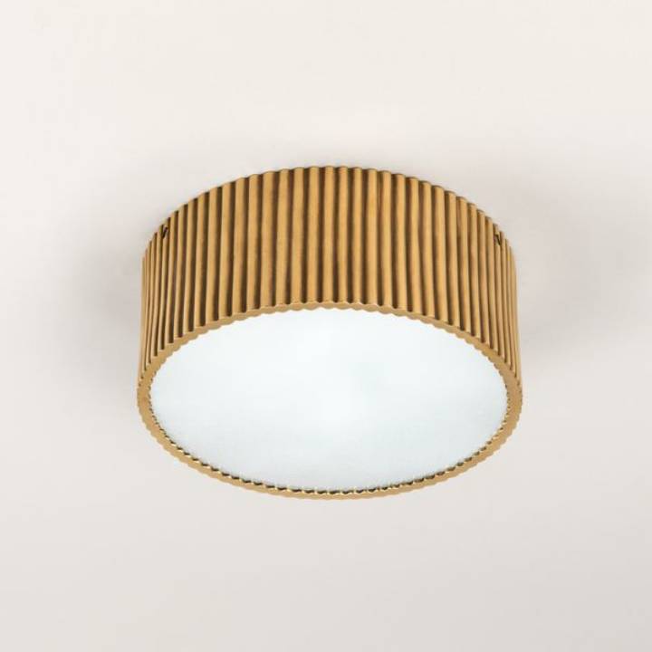 Picture of MORTON LED FLUSH MOUNT, BRASS, LED UNIT