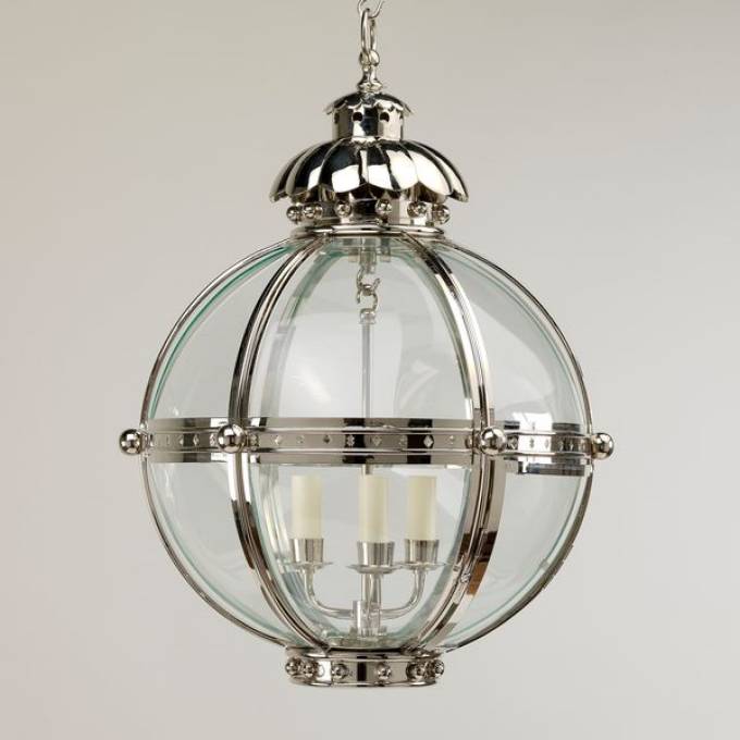 Picture of CHEYNE LANTERN, NICKEL, 3 LIGHTS
