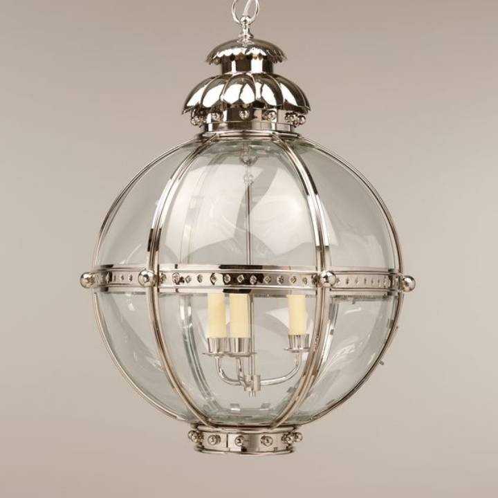 Picture of CHEYNE LANTERN, LARGE, NICKEL, 3 LIGHTS