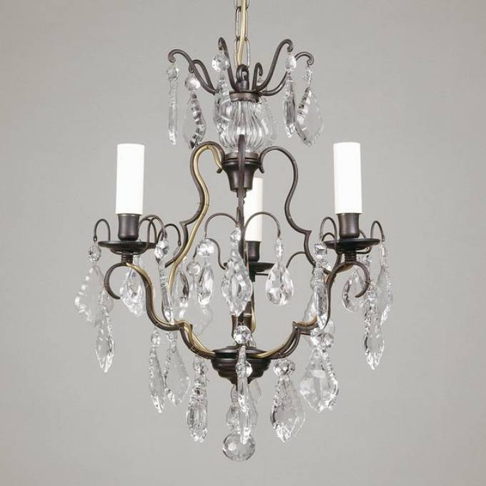 Picture of KINGTON CHANDELIER, BRONZE, 3 LIGHTS