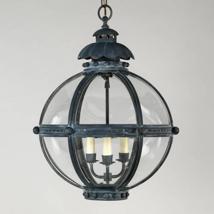 Picture of CHEYNE LANTERN, ZINC, 3 LIGHTS
