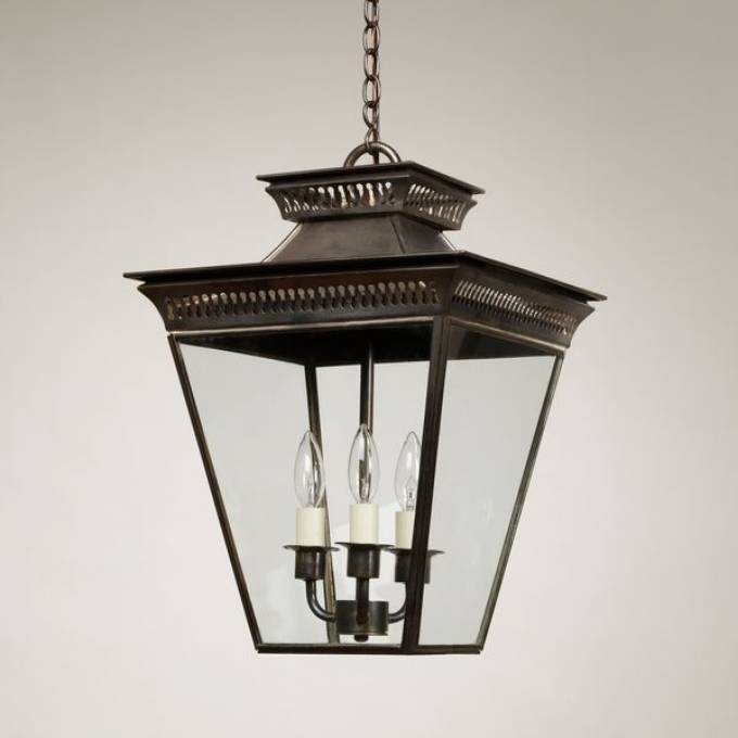 Picture of MOTTISFONT LANTERN, SMALL, DAMP LOCATION, 3 LIGHTS