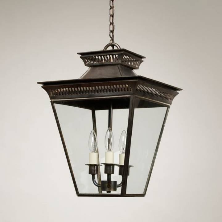 Picture of MOTTISFONT LANTERN, SMALL, DAMP LOCATION, 3 LIGHTS