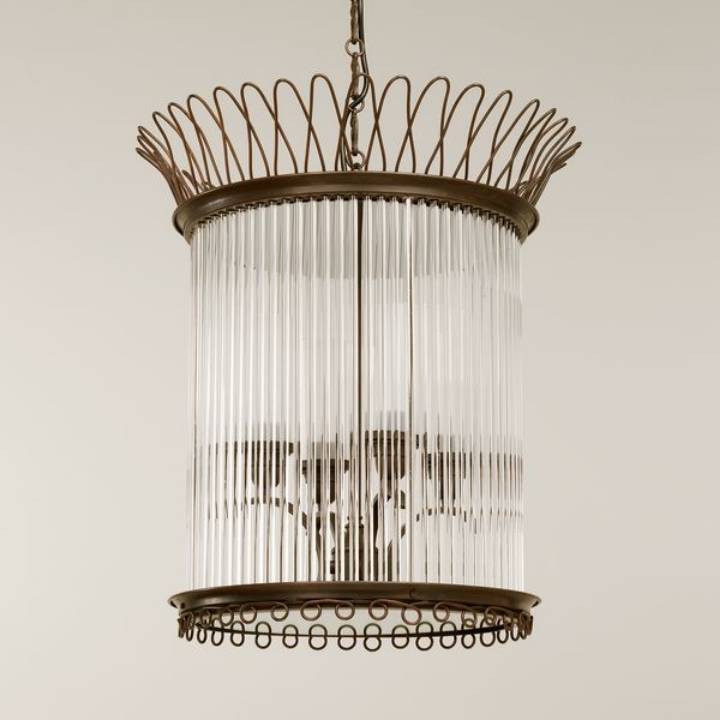 Picture of VARENNE LANTERN, BRONZE, 4 LIGHTS