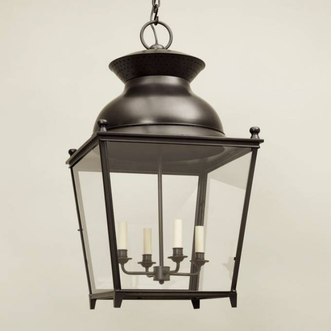 Picture of FRENCH CHATEAU LANTERN, LARGE, BRONZE