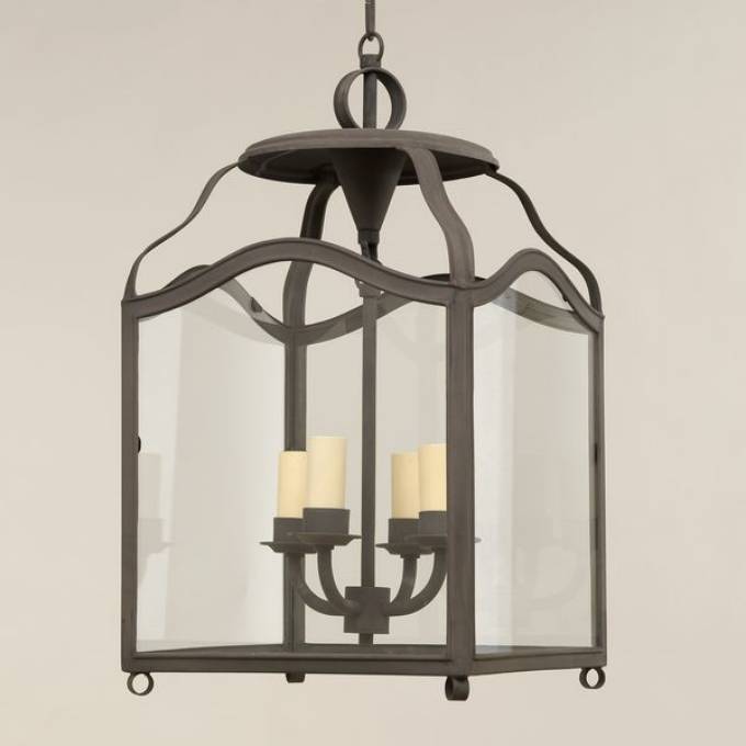 Picture of LITTLETON LANTERN, ZINC, 4 LIGHTS