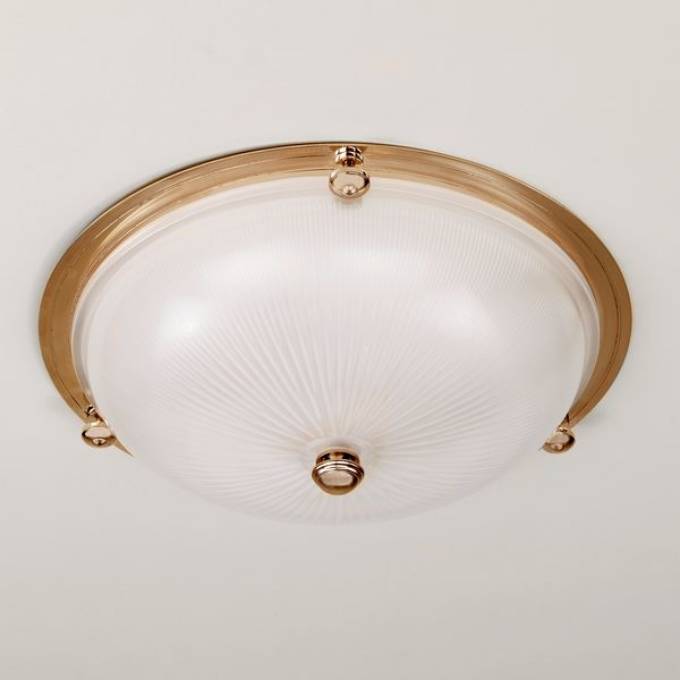 Picture of RADNOR FLUSH MOUNT CEILING FIXTURE, BRASS, 2 LIGHTS