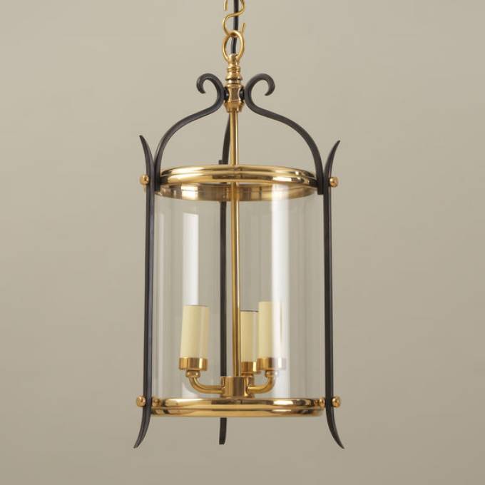 Picture of SOUTHWELL LANTERN, BRASS/BRONZE, 3 LIGHTS