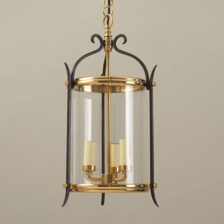 Picture of SOUTHWELL LANTERN, BRASS/BRONZE, 3 LIGHTS