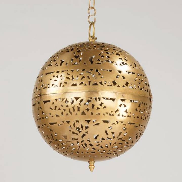 Picture of SHADOW BALL LIGHT, BRASS, 1 LIGHT