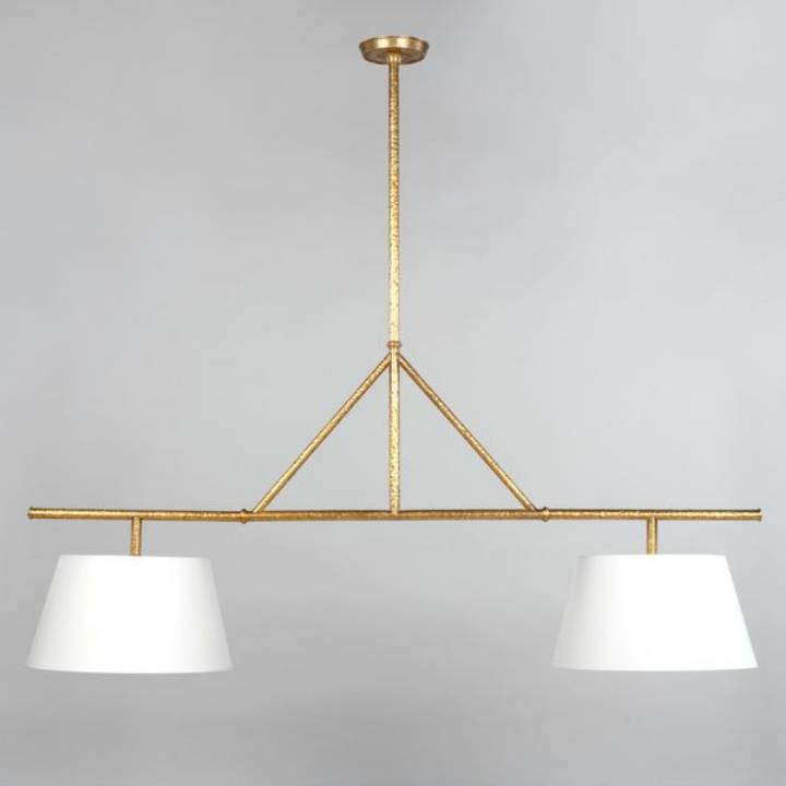 Picture of LANCASTER KITCHEN LIGHT, BRASS, 2 LIGHTS