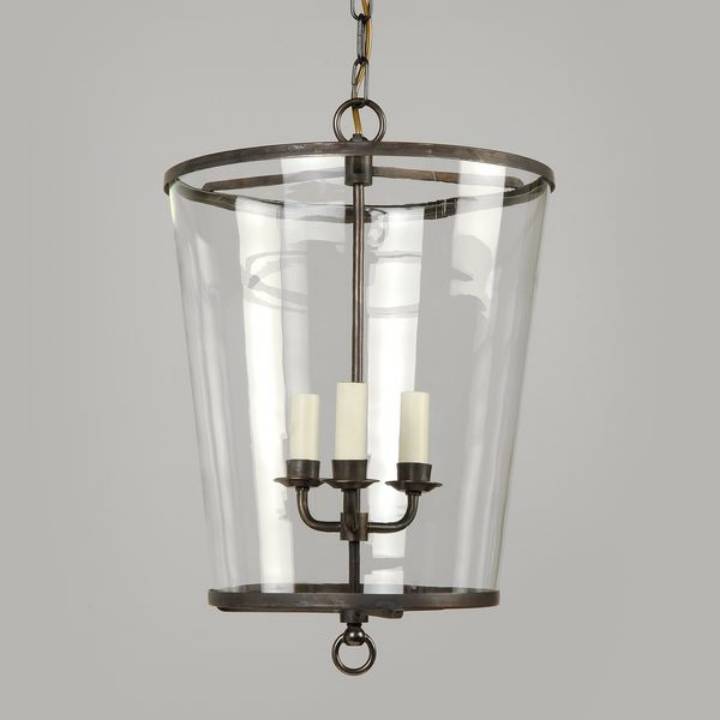 Picture of ZURICH LANTERN, LARGE, BRONZE, 3 LIGHTS