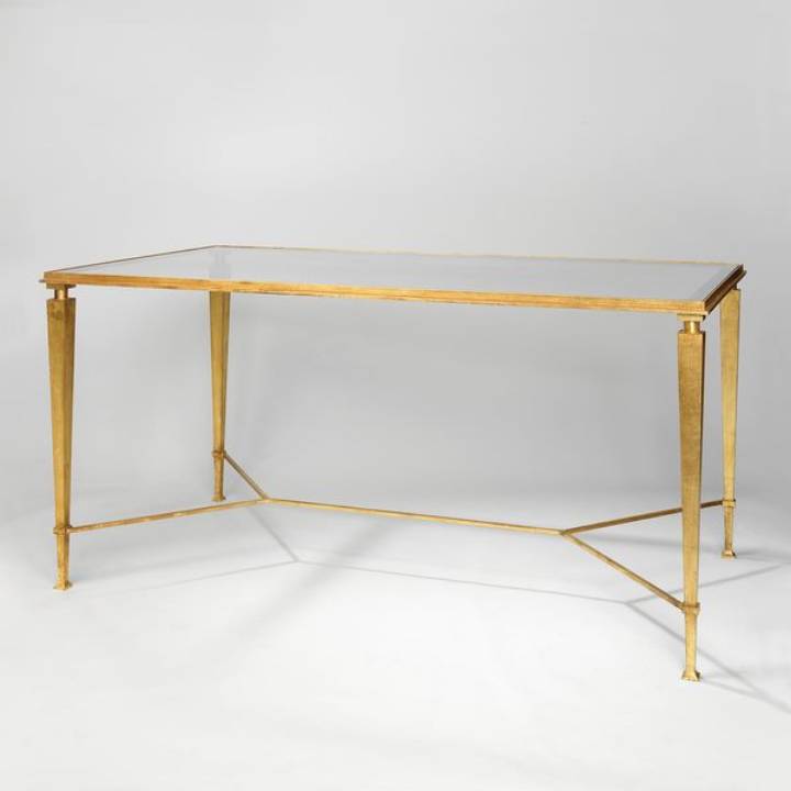 Picture of HORLEY GILDED CENTER TABLE + GLASS