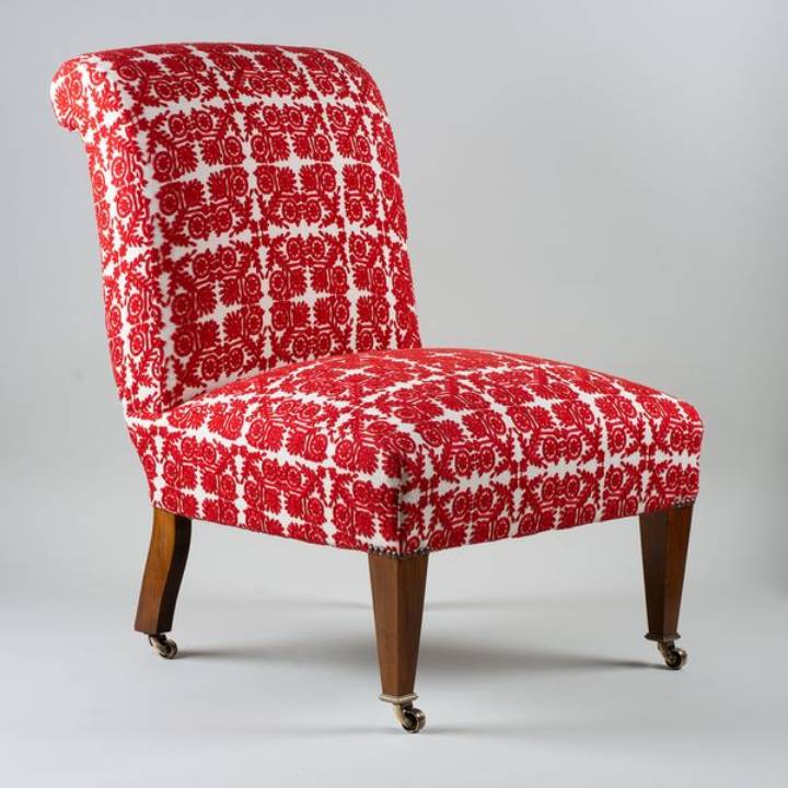 Picture of AZTECA SLIPPER CHAIR, STRAIGHT LEG, TRIBAL COLLECTION