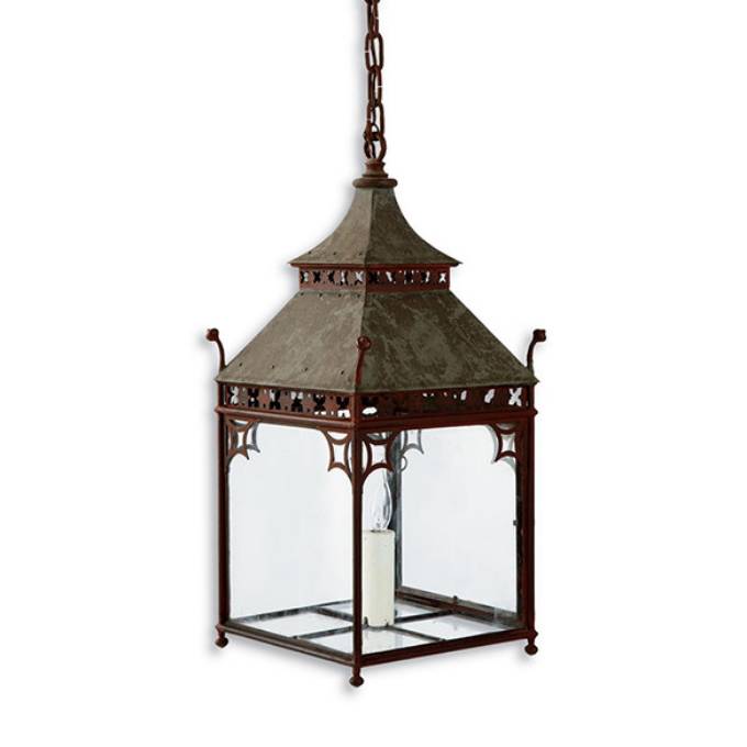 Picture of PAGODA LANTERN - PAINTED