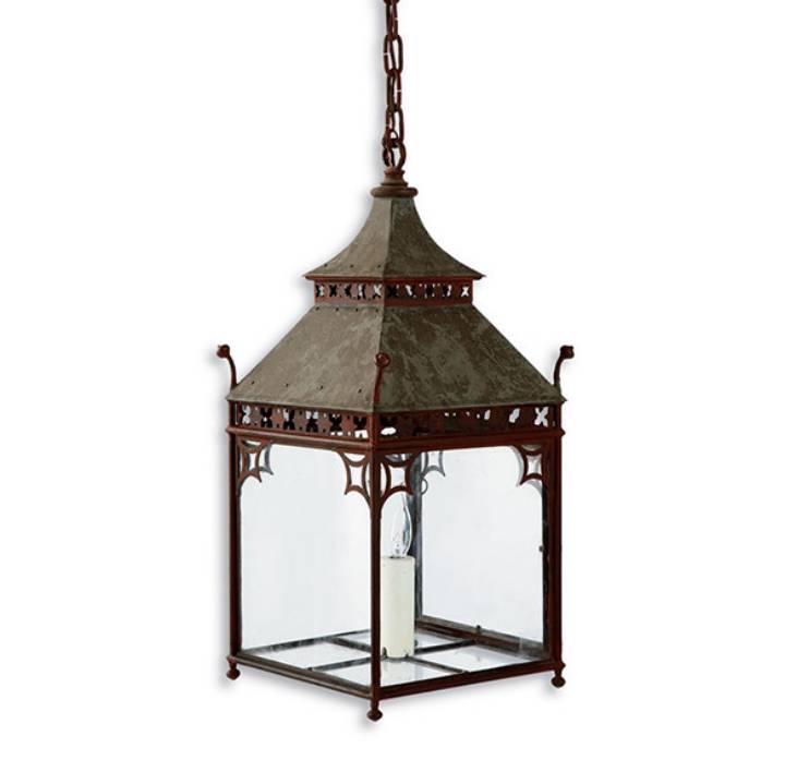 Picture of PAGODA LANTERN - PAINTED