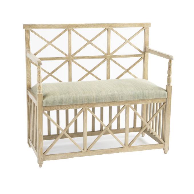 Picture of X-BACK BENCH - OAK