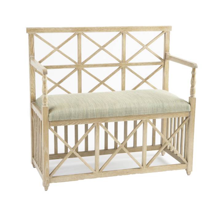 Picture of X-BACK BENCH - OAK