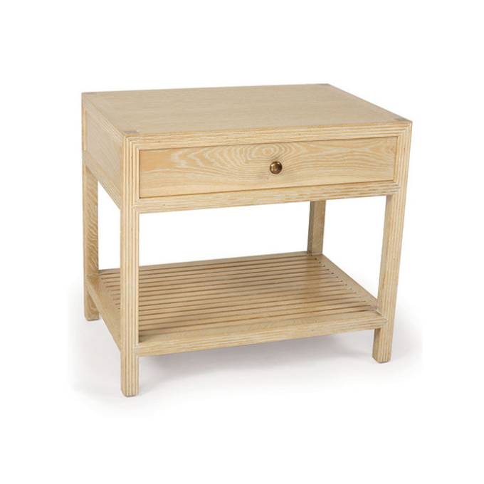 Picture of SLATTED SHIP BEDSIDE TABLE