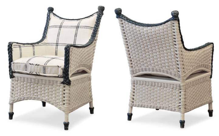 Picture of SAVANNAH WICKER DINING CHAIR