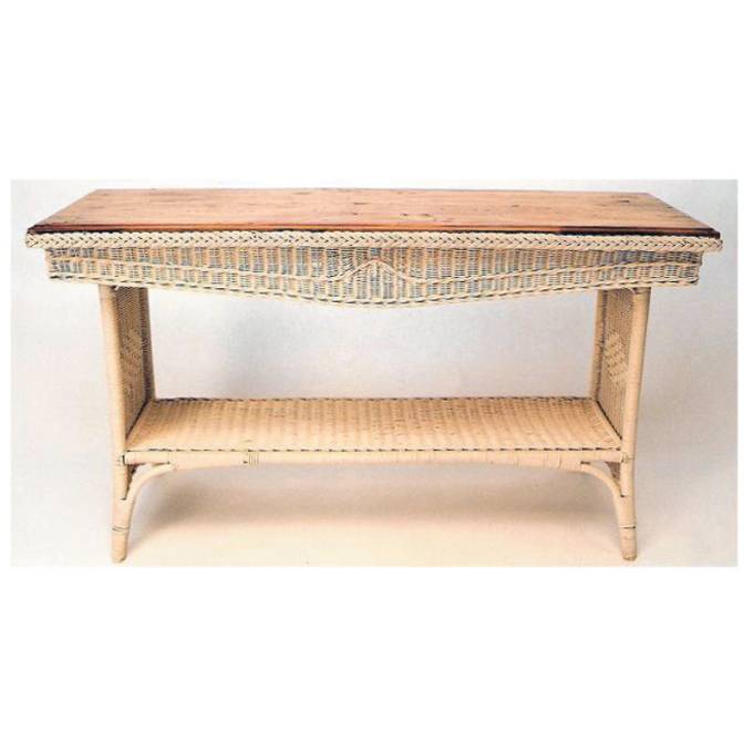 Picture of WEXFORD WICKER CONSOLE