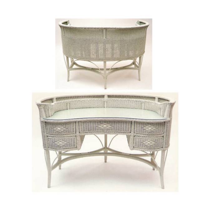 Picture of WICKER GALLERY DESK