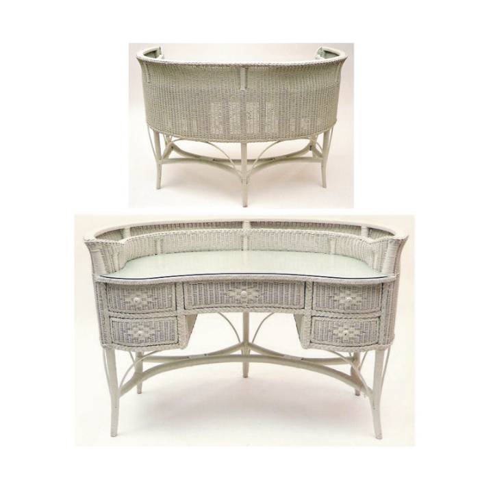 Picture of WICKER GALLERY DESK